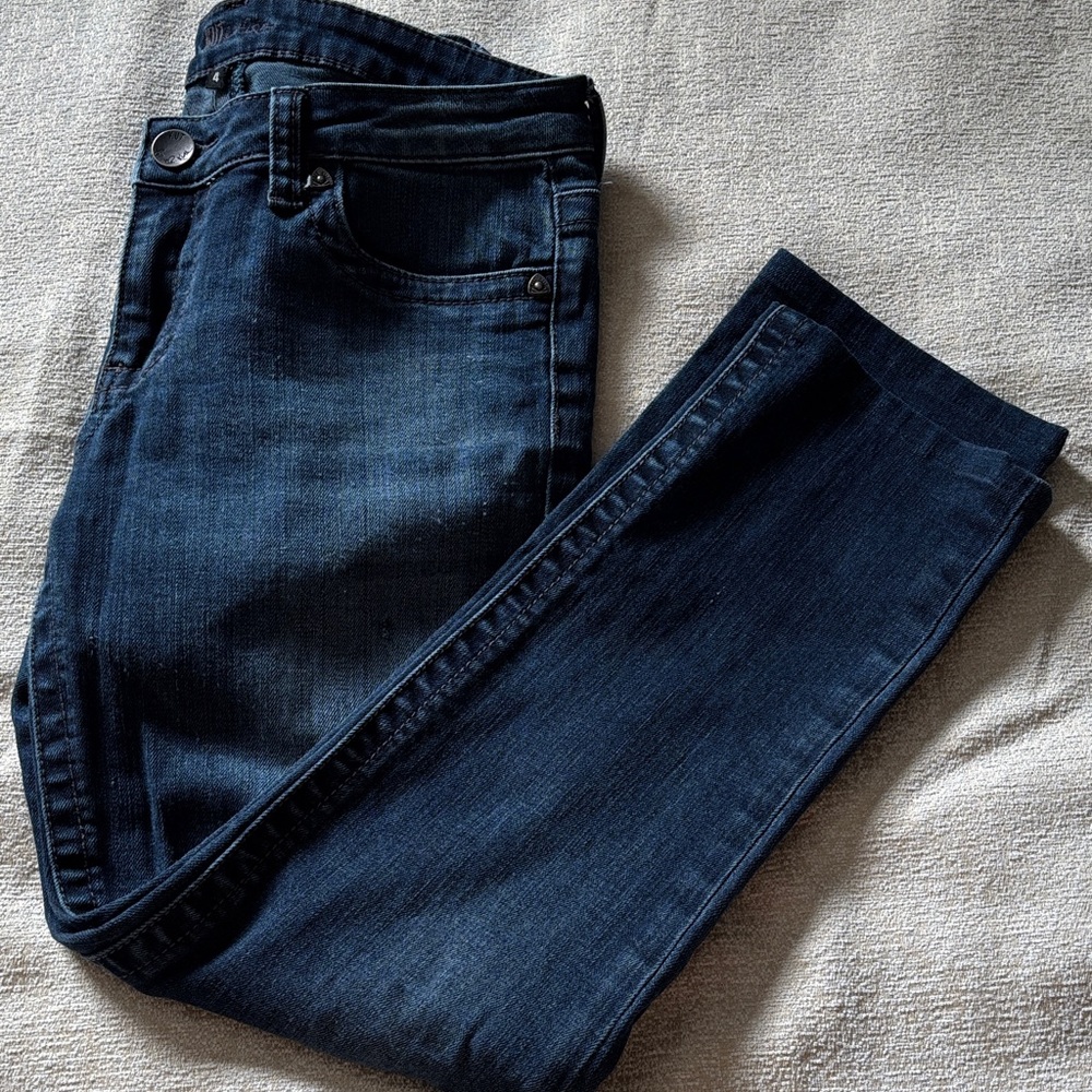 KUT from the Kloth Women’s Slim Straight Crop Jeans Size‎ 28 Mid Rise Stretch